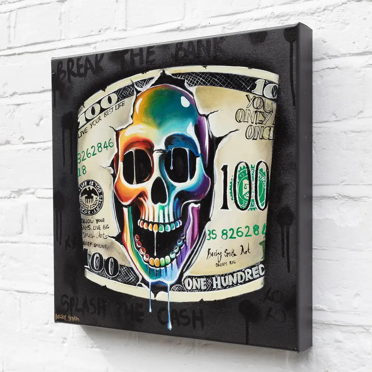 Break The Bank - Original - SOLD by artist Becky Smith - Wyecliffe Galleries