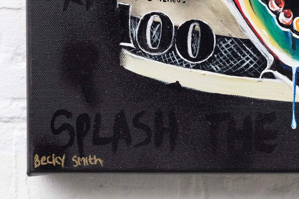 Break The Bank - Original - SOLD by artist Becky Smith - Wyecliffe Galleries