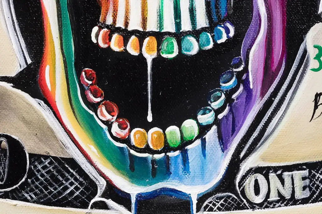 Break The Bank - Original - SOLD by artist Becky Smith - Wyecliffe Galleries