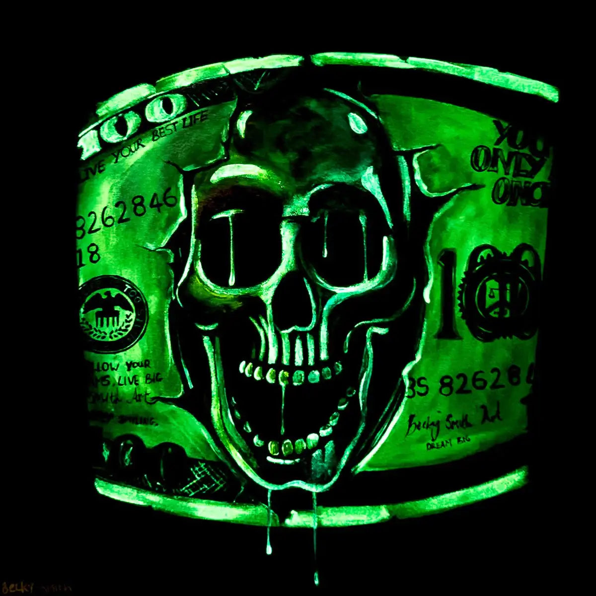 Break The Bank - Original - SOLD by artist Becky Smith - Wyecliffe Galleries