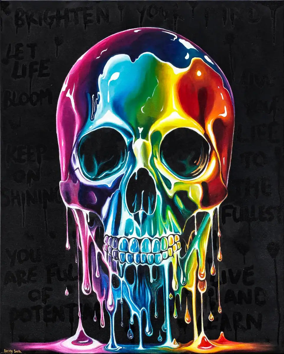 Brighten Your Mind - Original - SOLD by artist Becky Smith - Wyecliffe Galleries