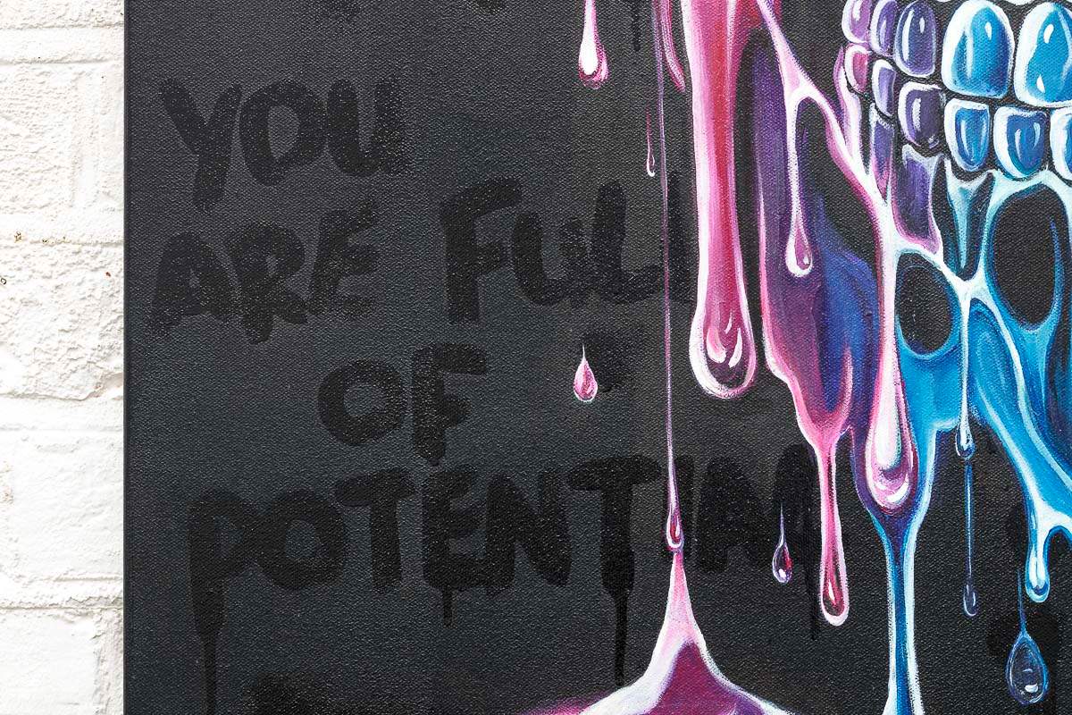 Brighten Your Mind - Original - SOLD by artist Becky Smith - Wyecliffe Galleries