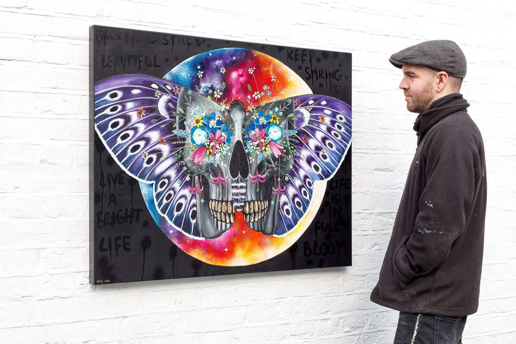 Broken Is Still Beautiful - Original - SOLD by artist Becky Smith - Wyecliffe Galleries