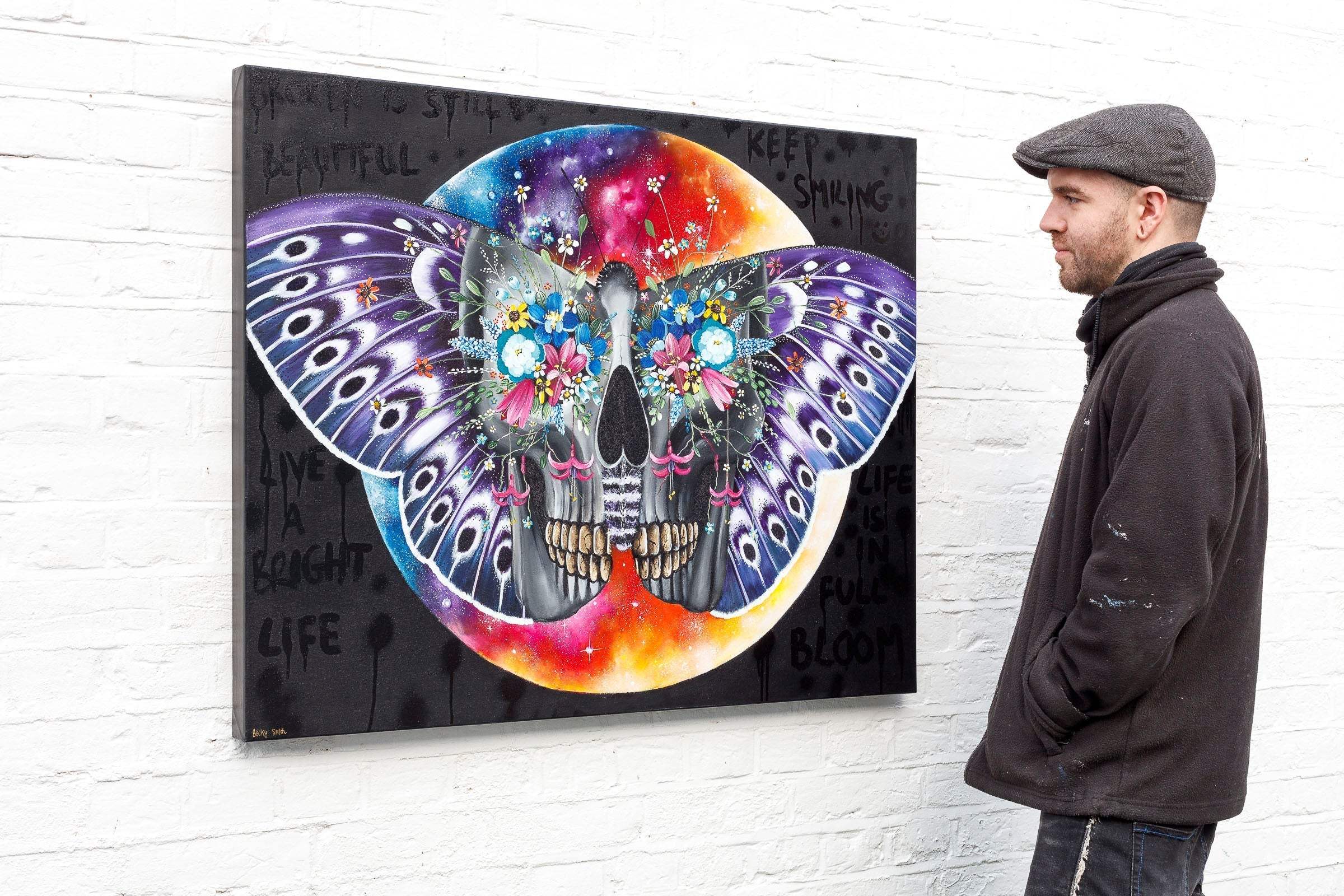 Broken Is Still Beautiful - Original - SOLD by artist Becky Smith - Wyecliffe Galleries