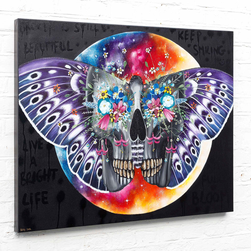 Broken Is Still Beautiful - Original - SOLD by artist Becky Smith - Wyecliffe Galleries