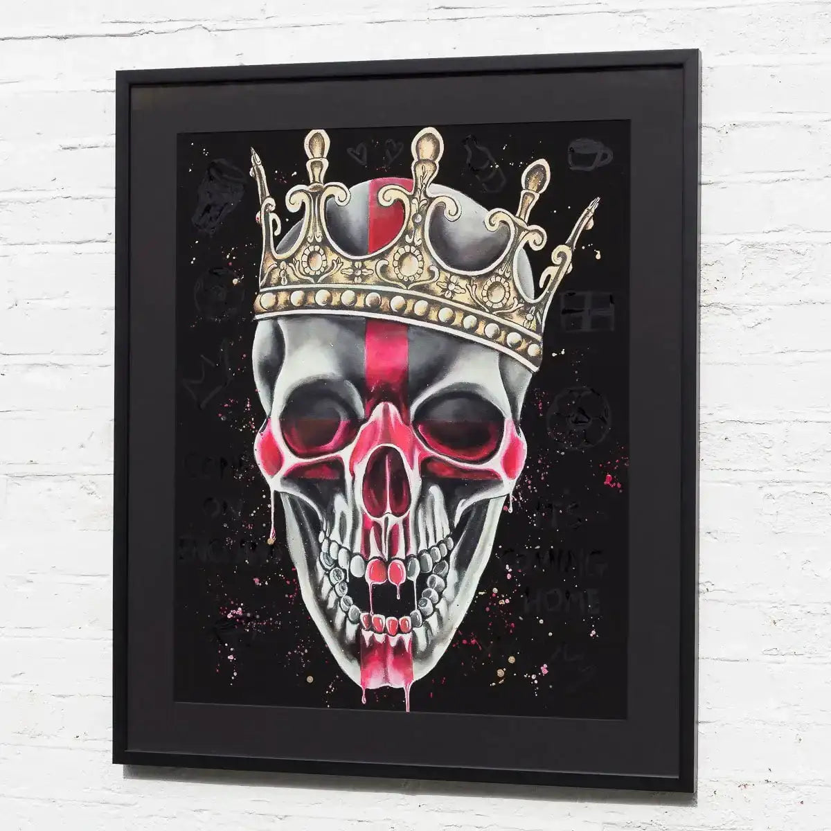 Come On England & Texas Hold 'Em - Set of 2 - Luxury Artist Proof by artist Becky Smith - Wyecliffe Galleries