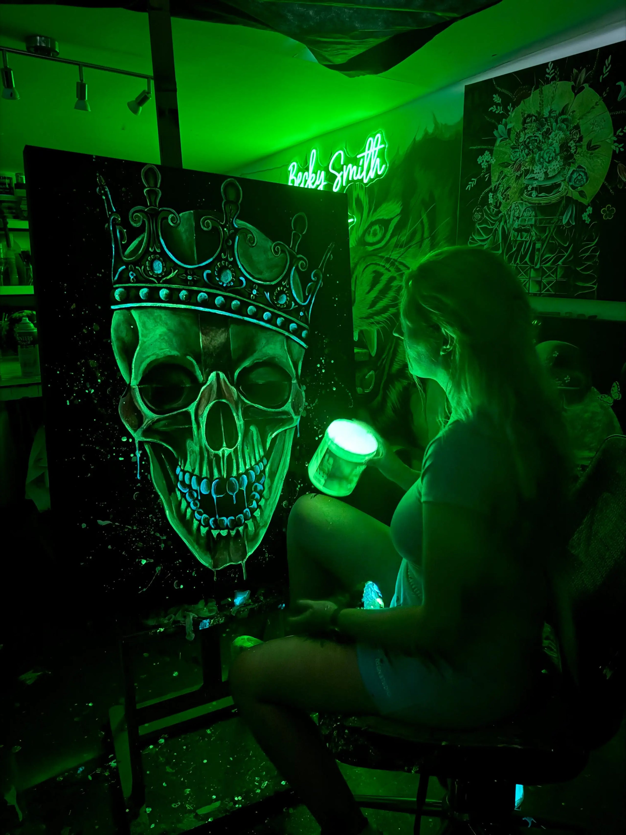 Come On England - Original - SOLD by artist Becky Smith - Wyecliffe Galleries