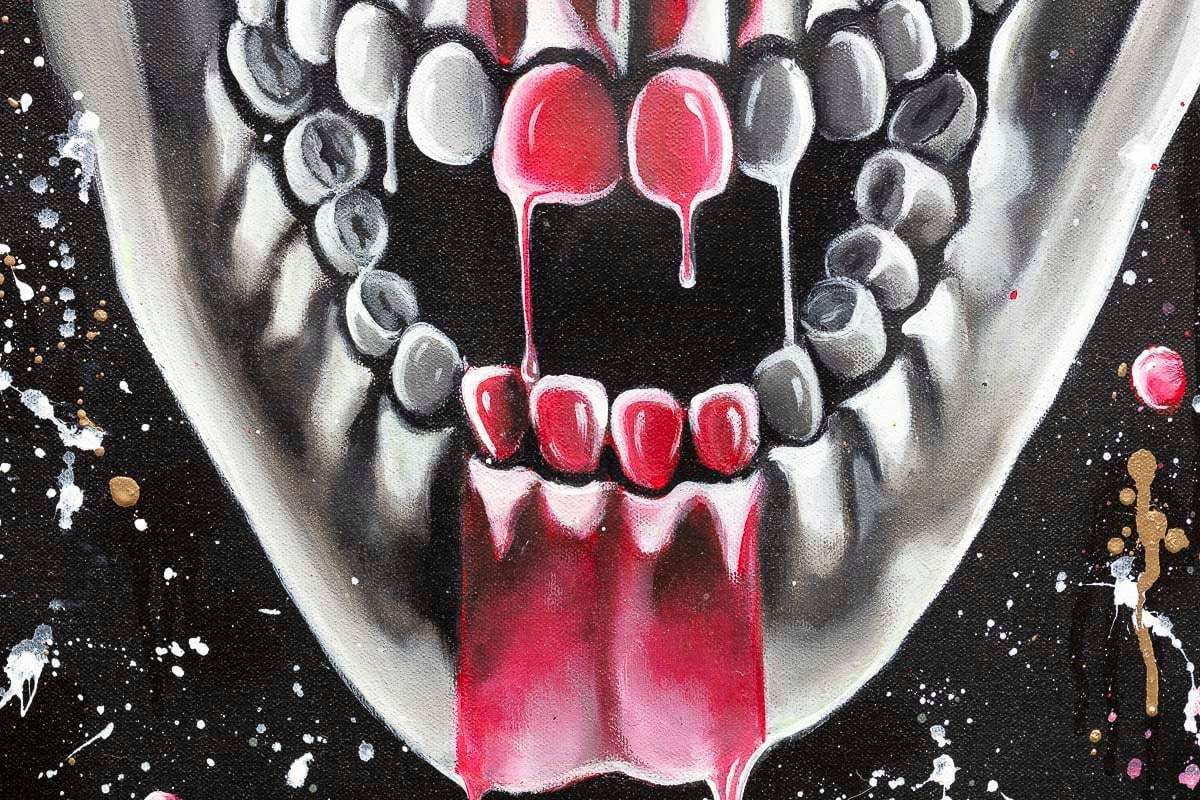 Come On England - Original - SOLD by artist Becky Smith - Wyecliffe Galleries