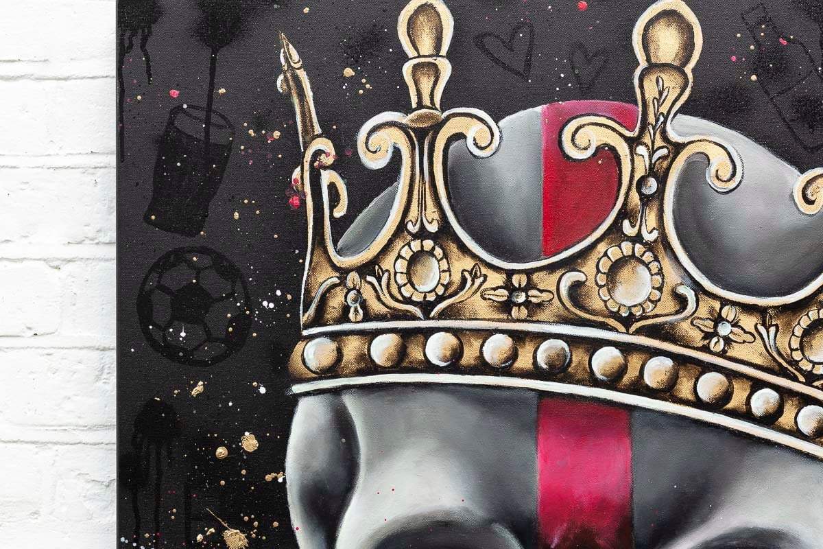 Come On England - Original - SOLD by artist Becky Smith - Wyecliffe Galleries