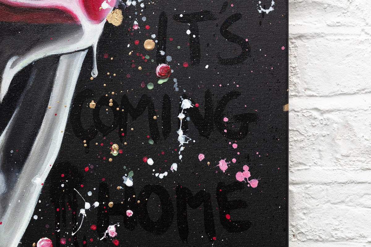 Come On England - Original - SOLD by artist Becky Smith - Wyecliffe Galleries