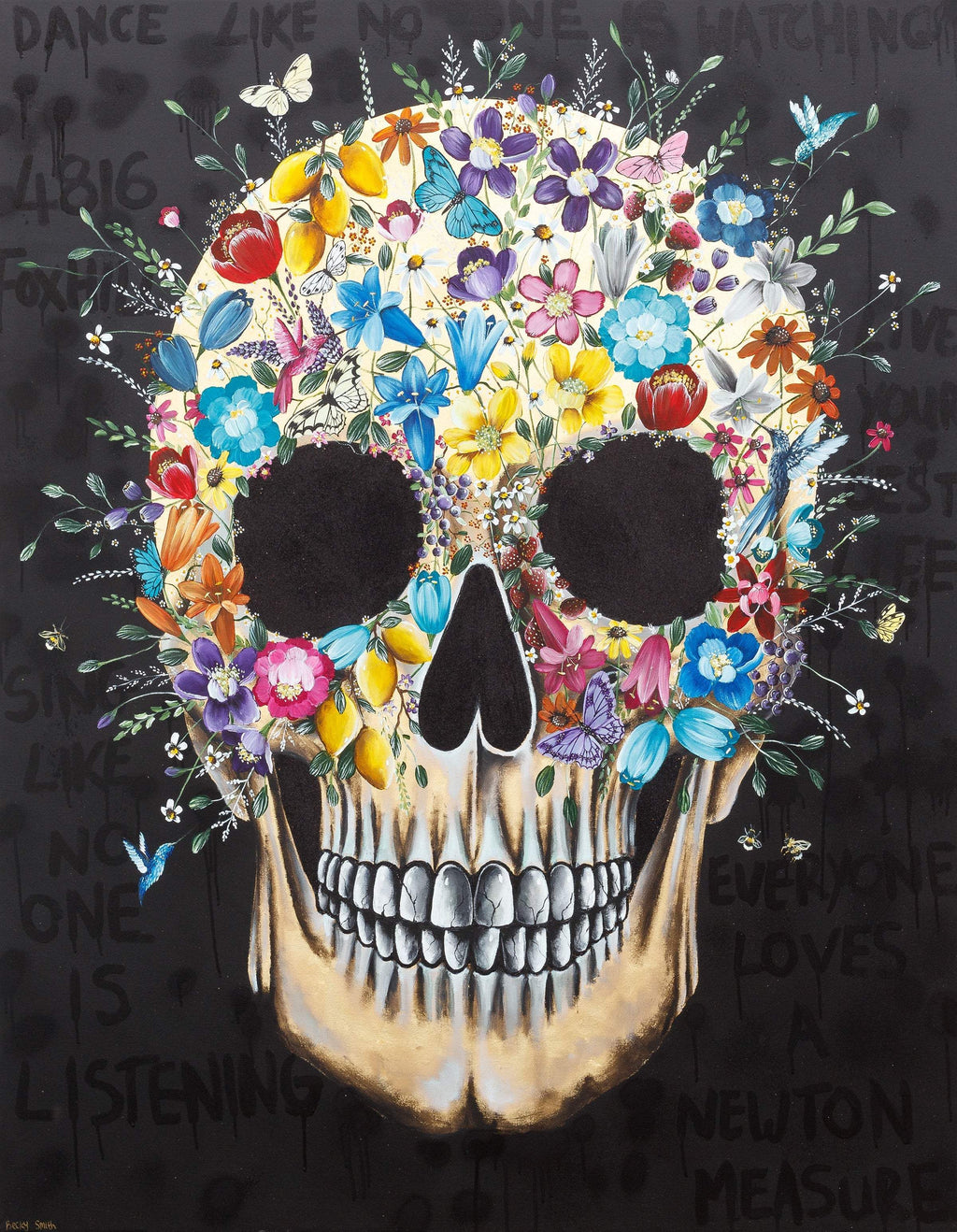 Dance Like No-One Is Watching - Original - SOLD by artist Becky Smith - Wyecliffe Galleries