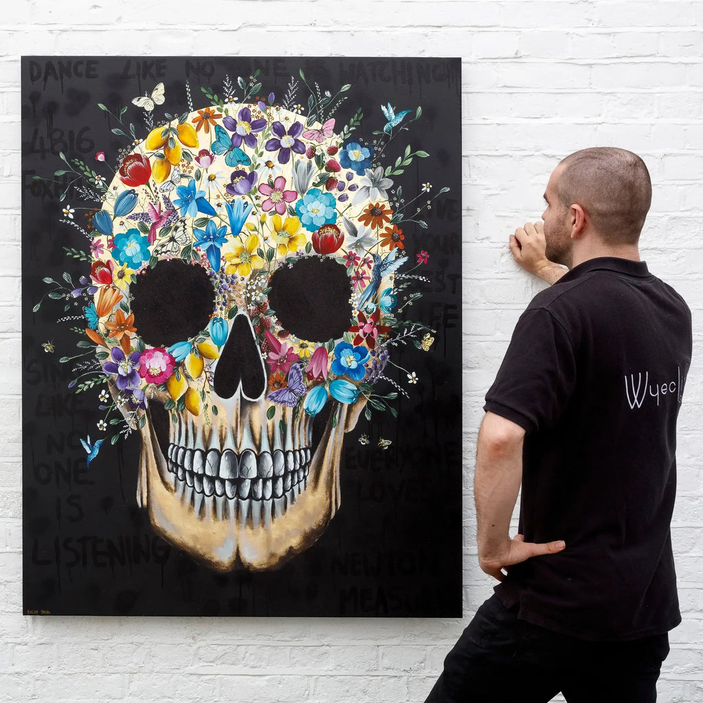 Dance Like No-One Is Watching - Original - SOLD by artist Becky Smith - Wyecliffe Galleries