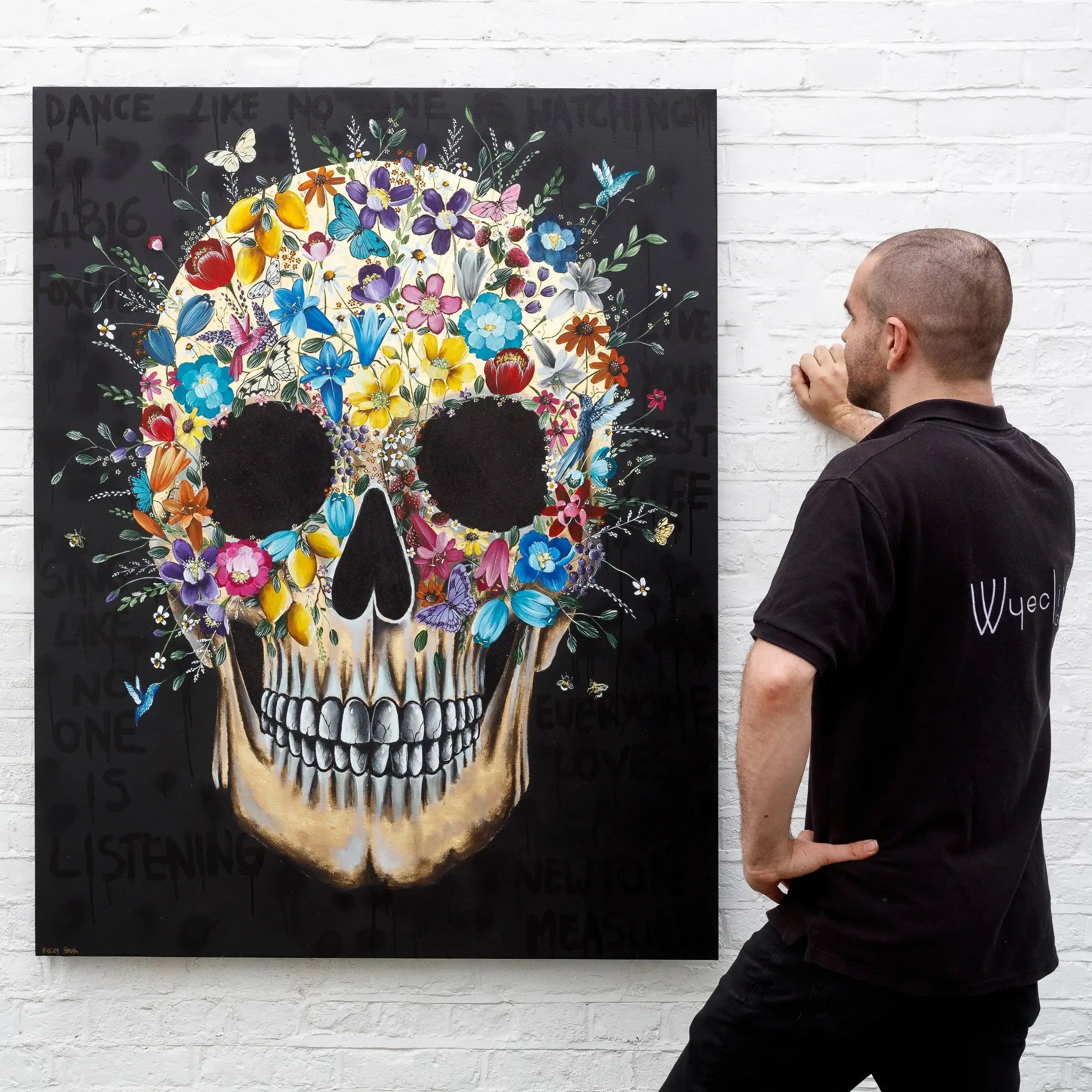 Dance Like No-One Is Watching - Original - SOLD by artist Becky Smith - Wyecliffe Galleries