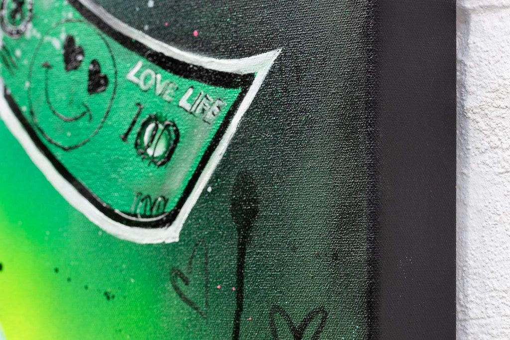 DJ Funky Monkey - Original - SOLD by artist Becky Smith - Wyecliffe Galleries