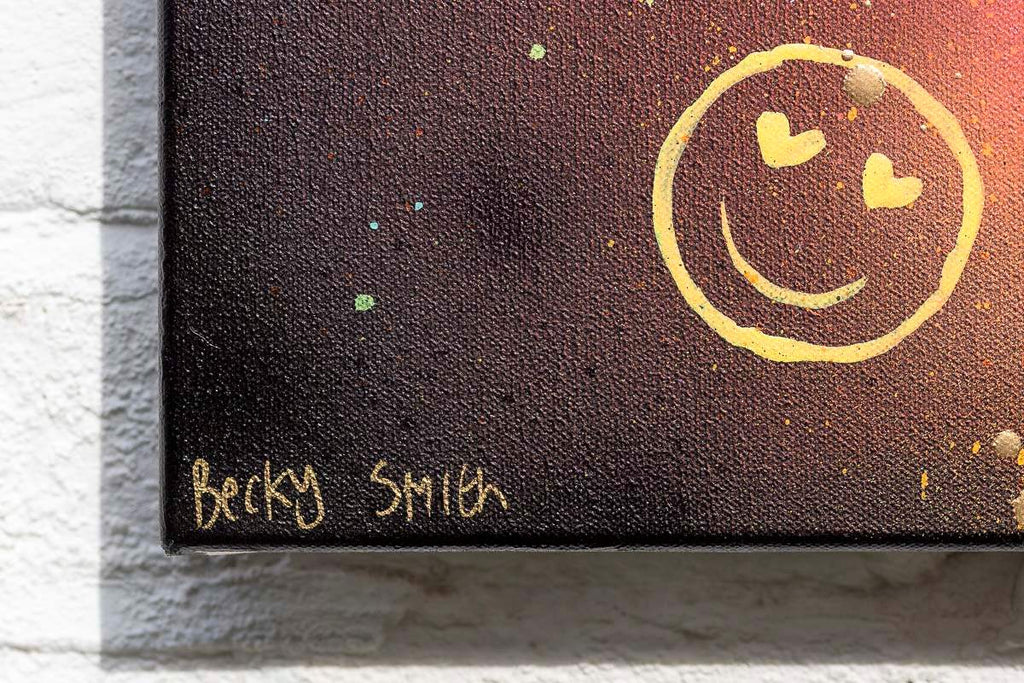 Do What Makes You Happy - Original - SOLD by artist Becky Smith - Wyecliffe Galleries