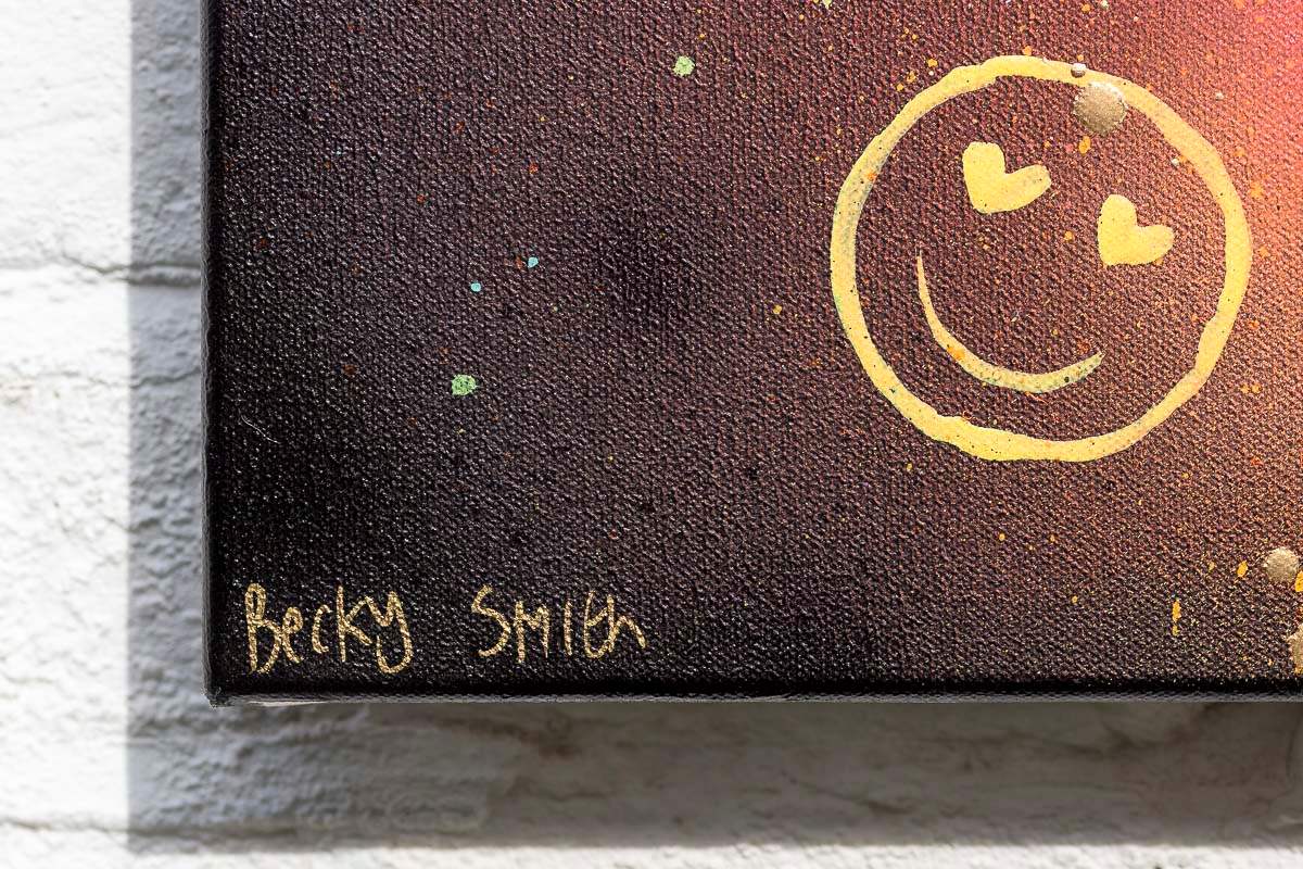 Do What Makes You Happy - Original - SOLD by artist Becky Smith - Wyecliffe Galleries