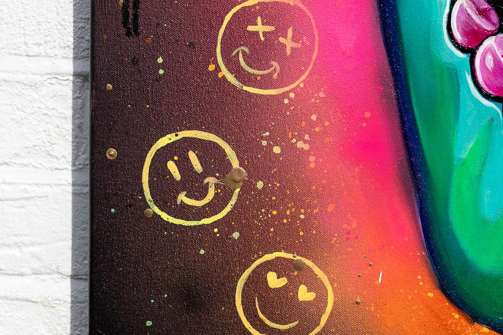 Do What Makes You Happy - Original - SOLD by artist Becky Smith - Wyecliffe Galleries