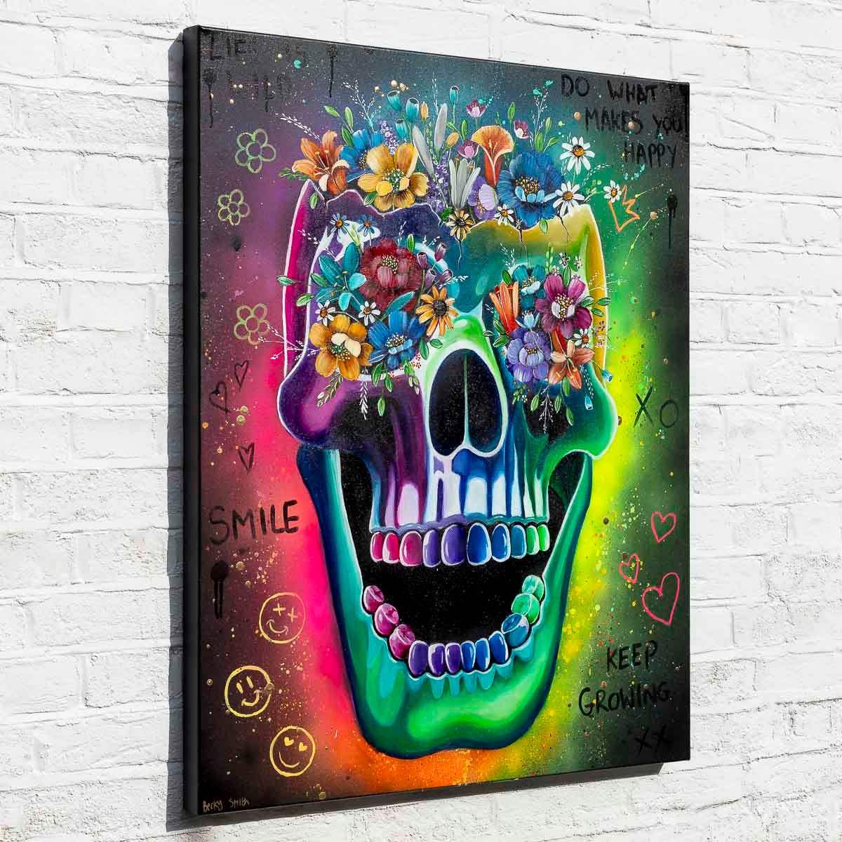 Do What Makes You Happy - Original - SOLD by artist Becky Smith - Wyecliffe Galleries