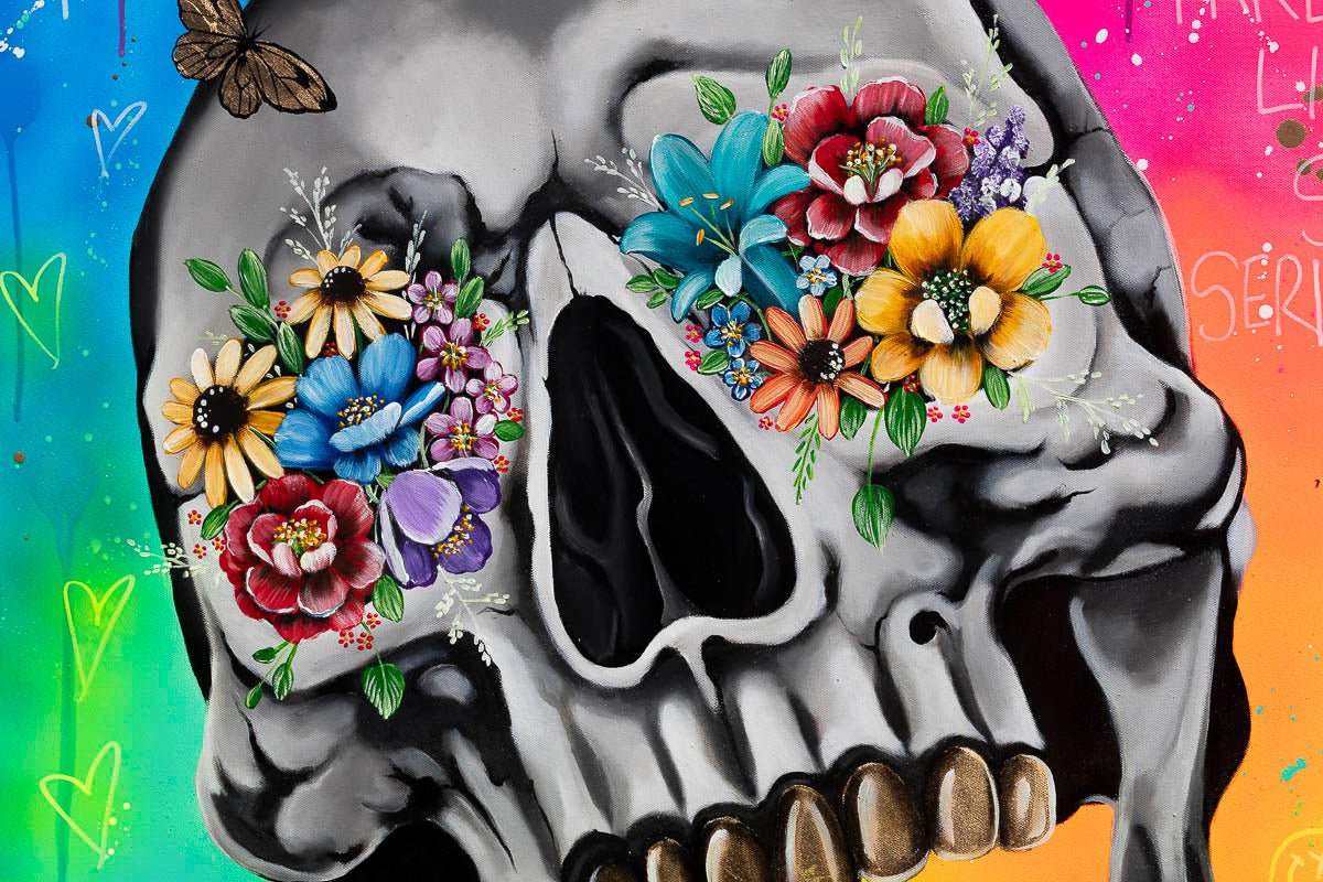Don't Take Life So Seriously - Original by artist Becky Smith - Wyecliffe Galleries