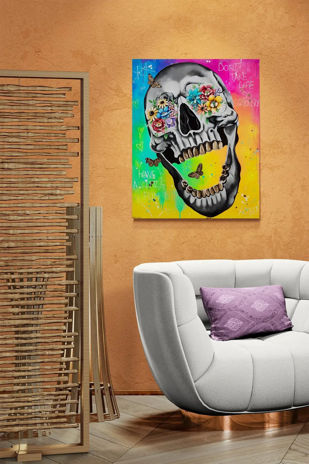 Don't Take Life So Seriously - Original by artist Becky Smith - Wyecliffe Galleries