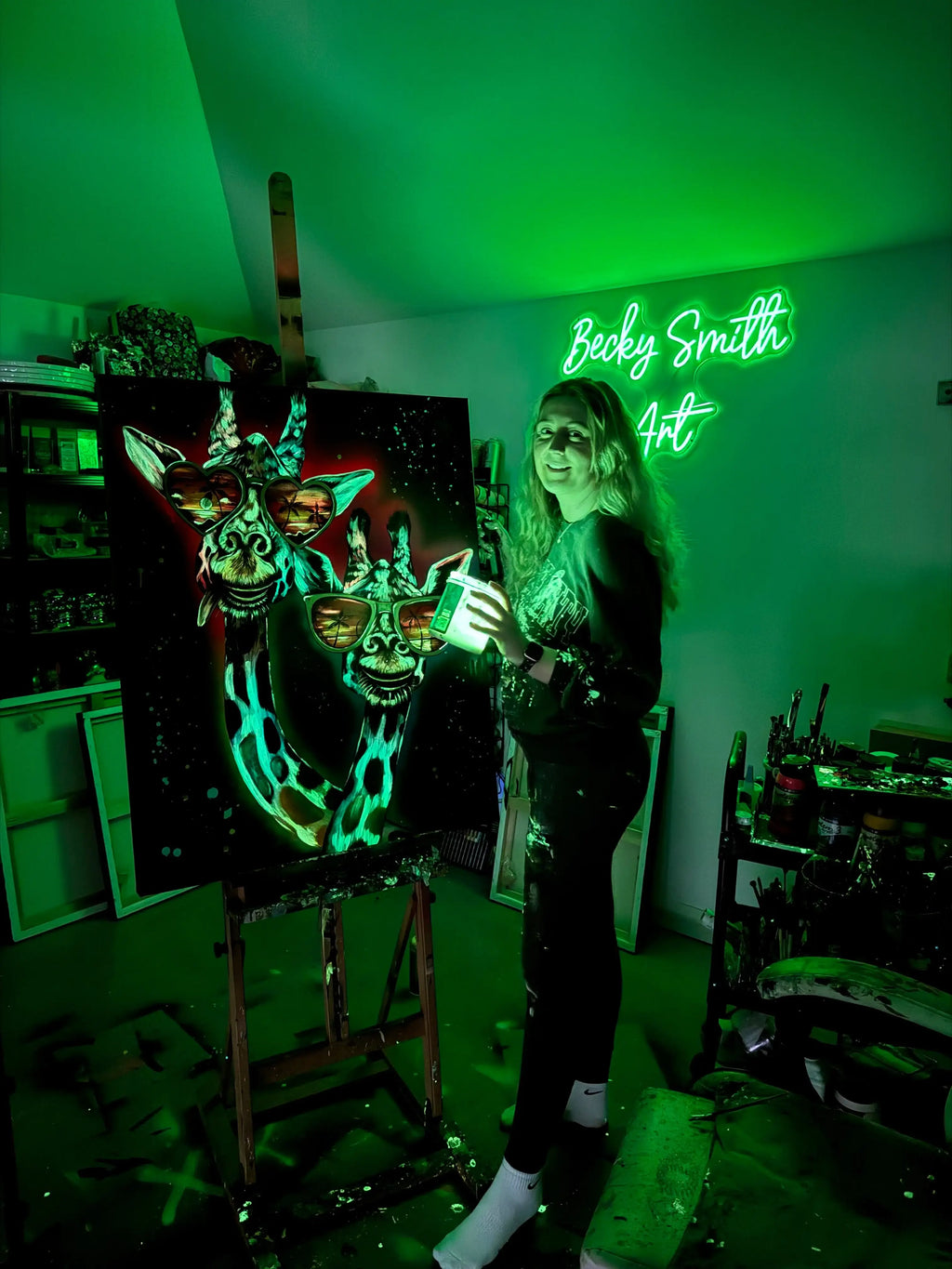 Double Trouble - Original - SOLD by artist Becky Smith - Wyecliffe Galleries