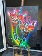 Double Trouble - Original - SOLD by artist Becky Smith - Wyecliffe Galleries