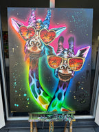 Double Trouble - Original - SOLD by artist Becky Smith - Wyecliffe Galleries