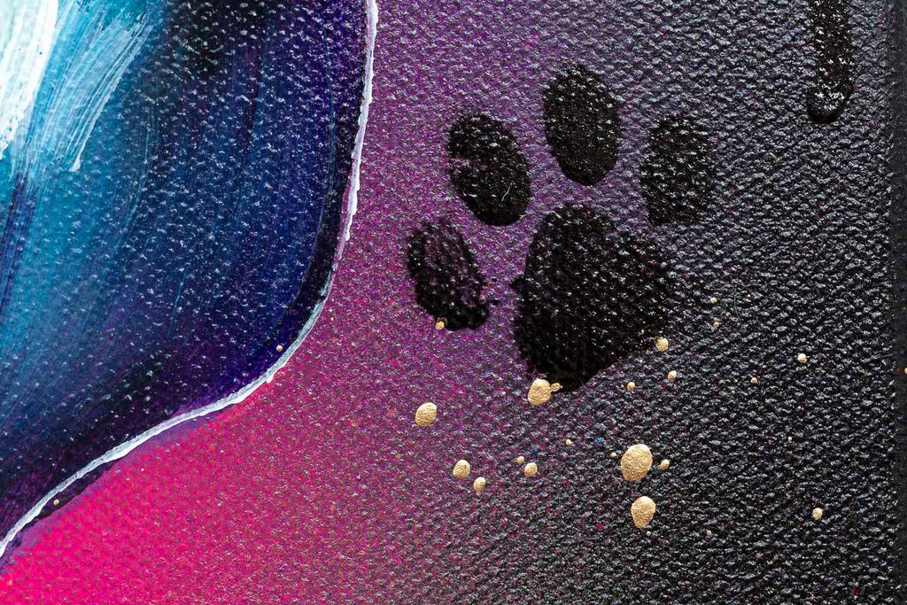 Down With The Dawgs - Original - SOLD by artist Becky Smith - Wyecliffe Galleries