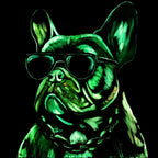 Down With The Dawgs - Original - SOLD by artist Becky Smith - Wyecliffe Galleries