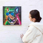 Down With The Dawgs - Original - SOLD by artist Becky Smith - Wyecliffe Galleries