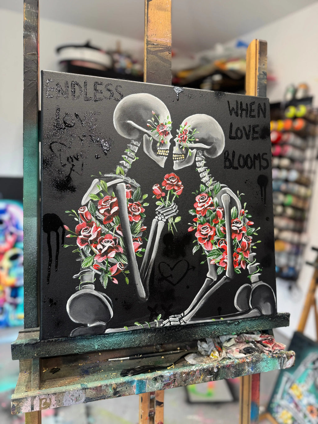 Endless Love - Original - SOLD by artist Becky Smith - Wyecliffe Galleries