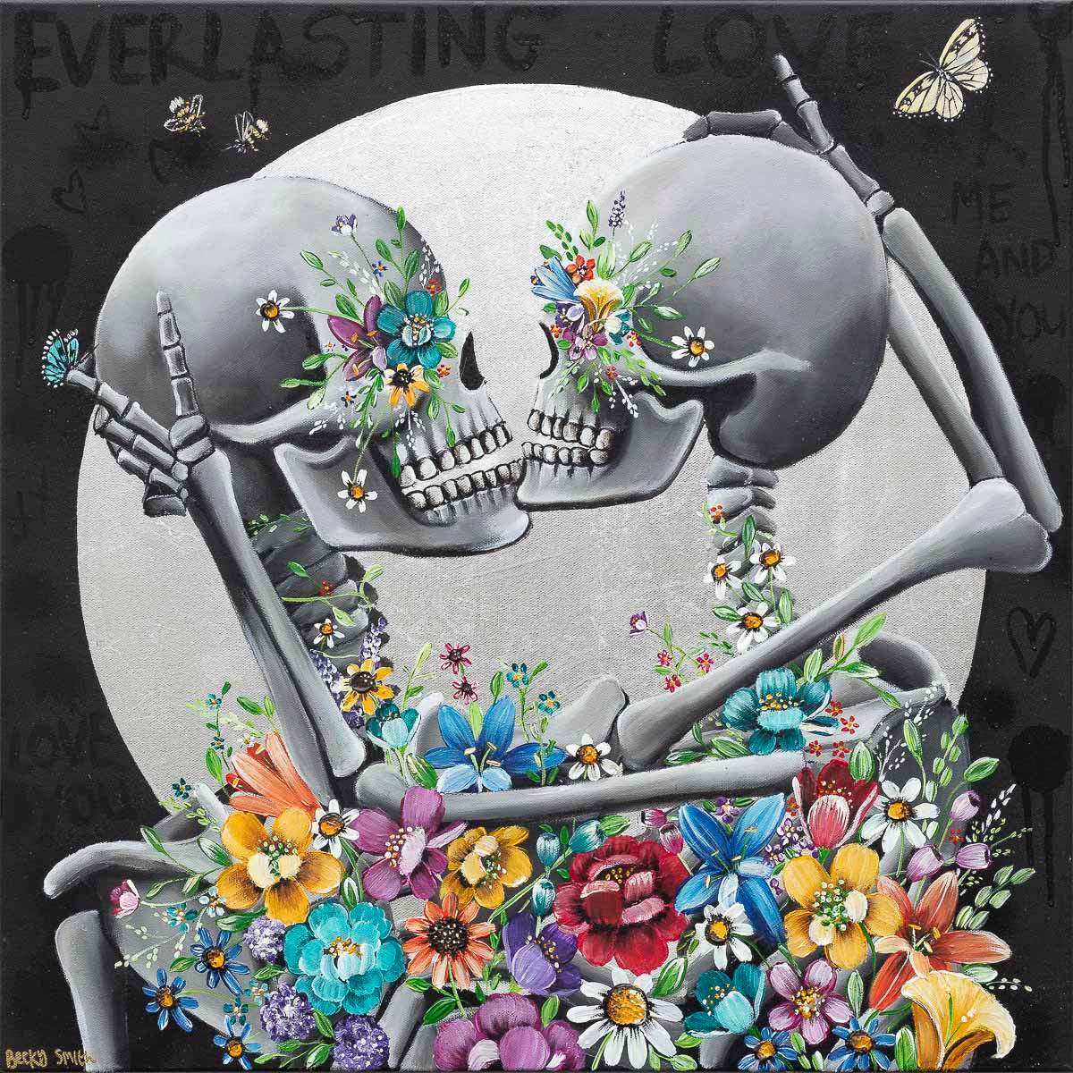 Everlasting Love - Original SOLD by artist Becky Smith - Wyecliffe Galleries