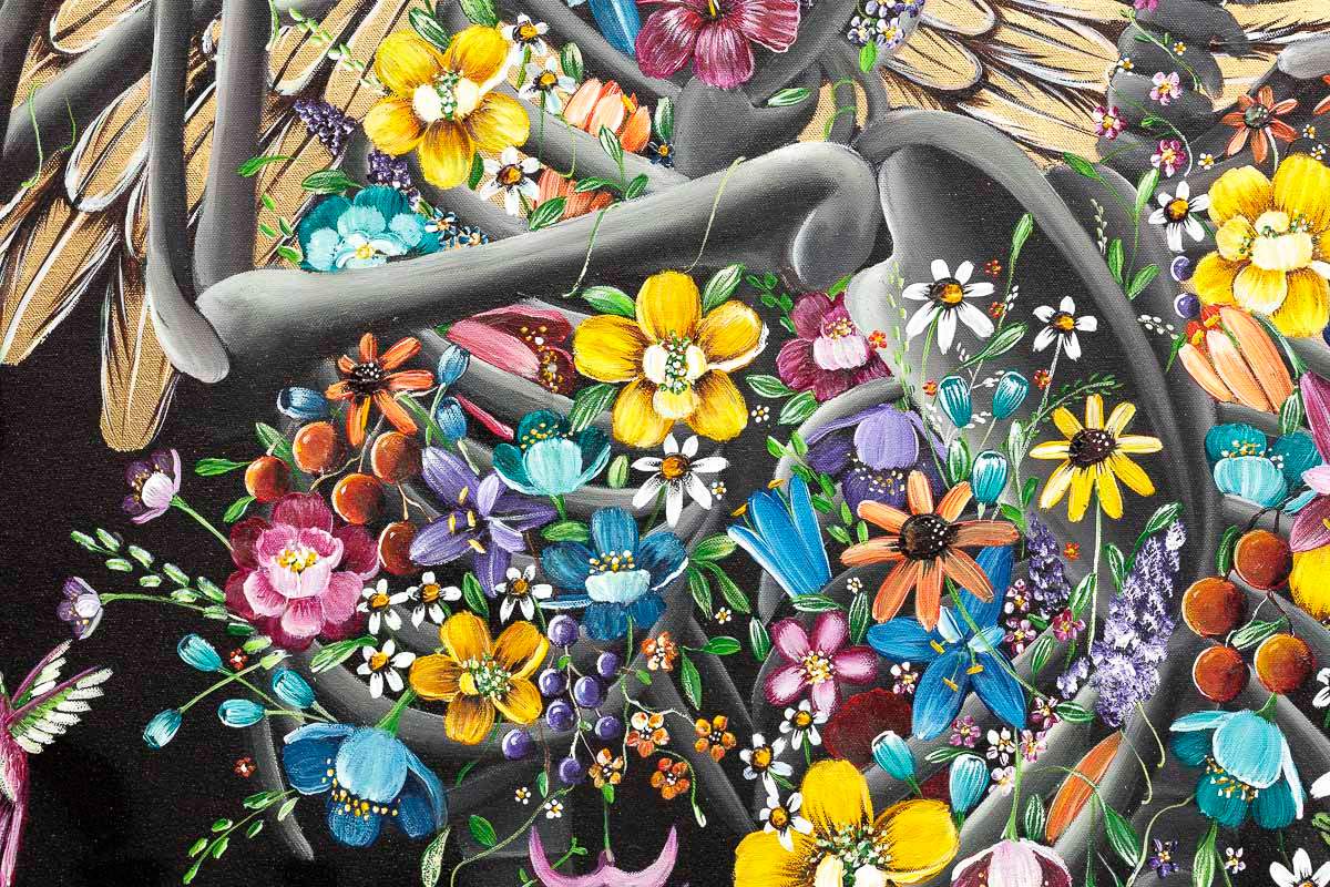 Everyone Has An Angel They Want To Dance With - Original - SOLD by artist Becky Smith - Wyecliffe Galleries