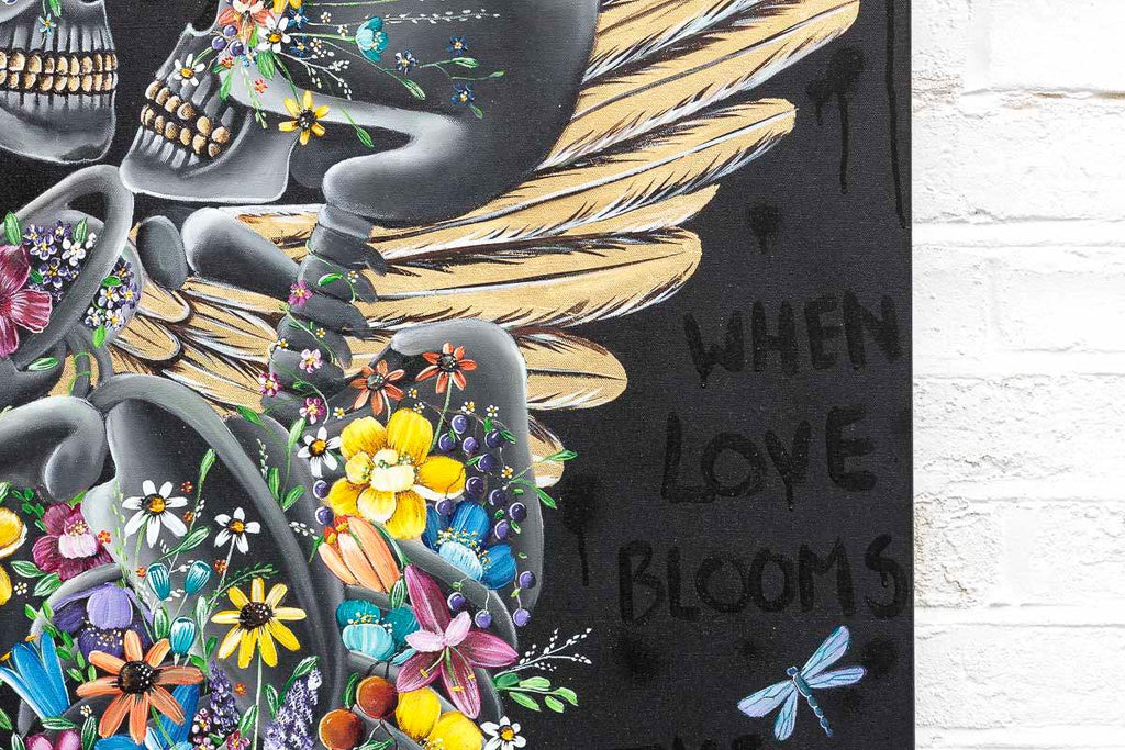 Everyone Has An Angel They Want To Dance With - Original - SOLD by artist Becky Smith - Wyecliffe Galleries