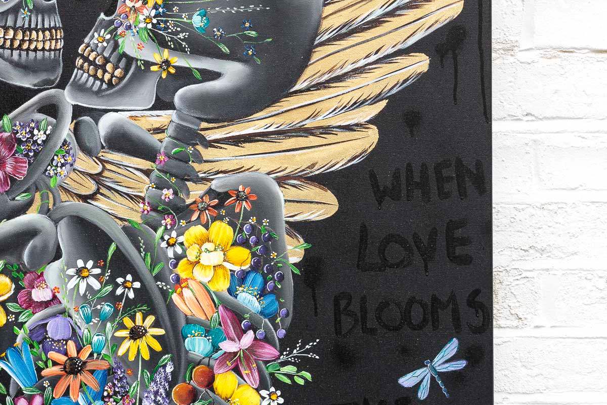 Everyone Has An Angel They Want To Dance With - Original - SOLD by artist Becky Smith - Wyecliffe Galleries