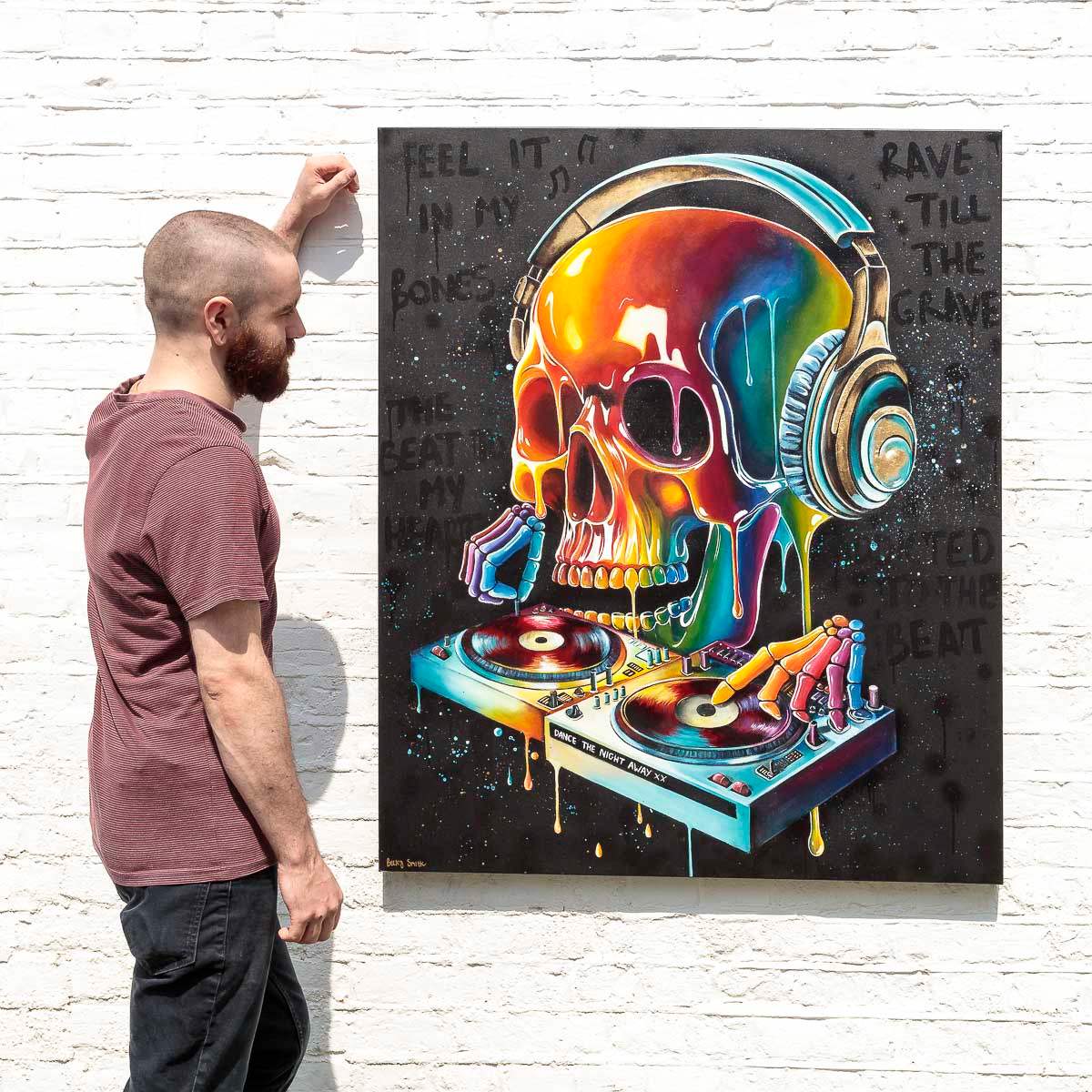 Feel It In My Bones - Original - SOLD by artist Becky Smith - Wyecliffe Galleries