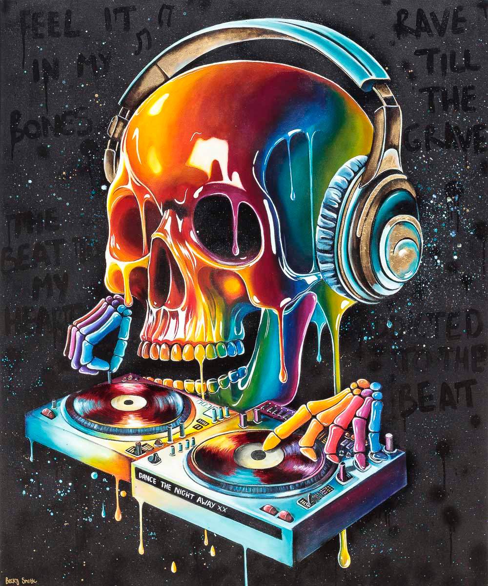 Feel It In My Bones - Original - SOLD by artist Becky Smith - Wyecliffe Galleries