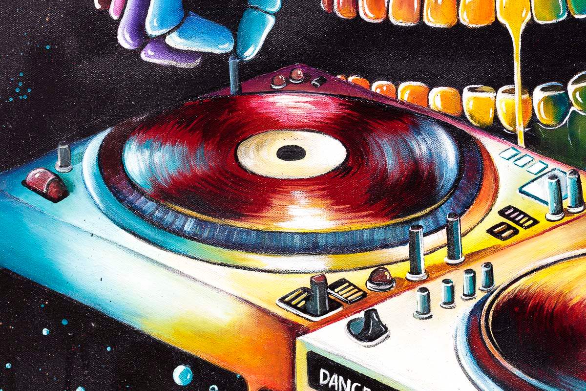 Feel It In My Bones - Original - SOLD by artist Becky Smith - Wyecliffe Galleries