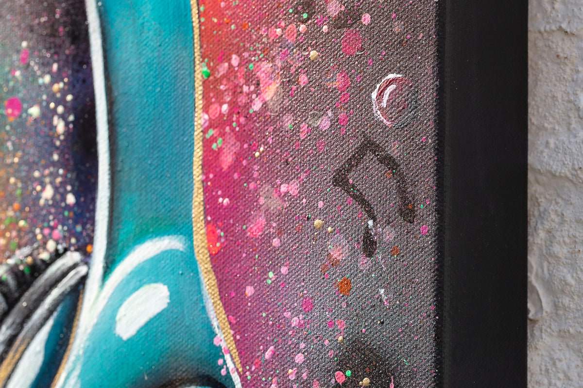 Feel The Music - Original - SOLD by artist Becky Smith - Wyecliffe Galleries