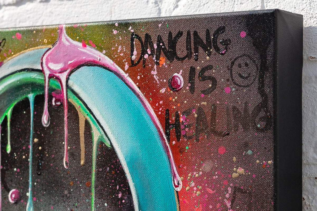 Feel The Music - Original - SOLD by artist Becky Smith - Wyecliffe Galleries