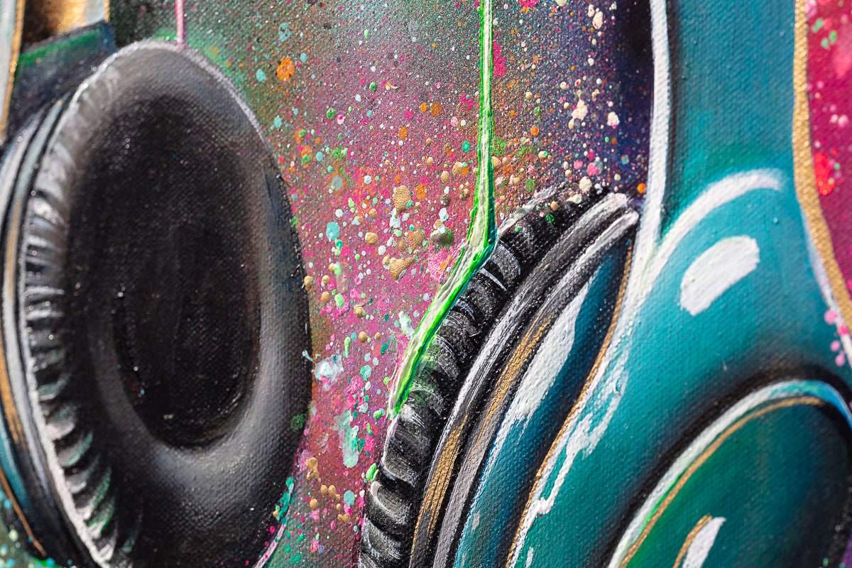 Feel The Music - Original - SOLD by artist Becky Smith - Wyecliffe Galleries