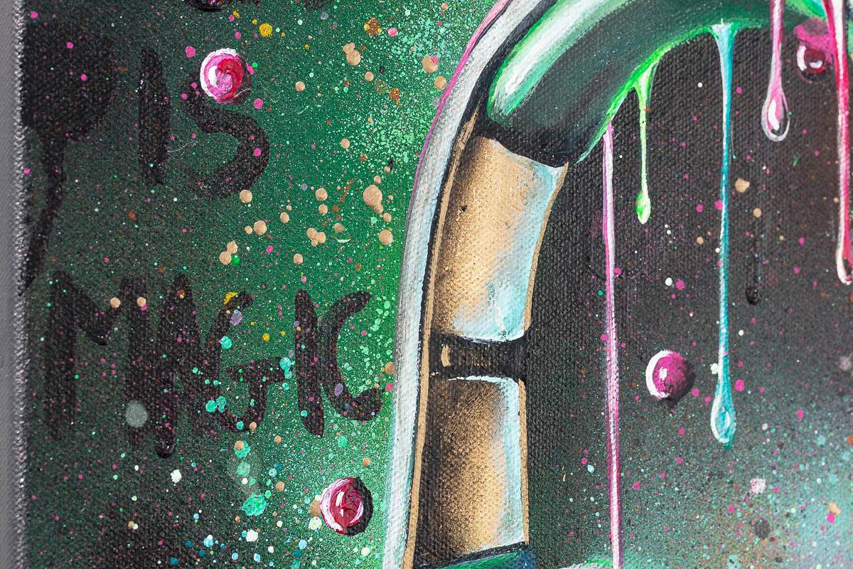 Feel The Music - Original - SOLD by artist Becky Smith - Wyecliffe Galleries