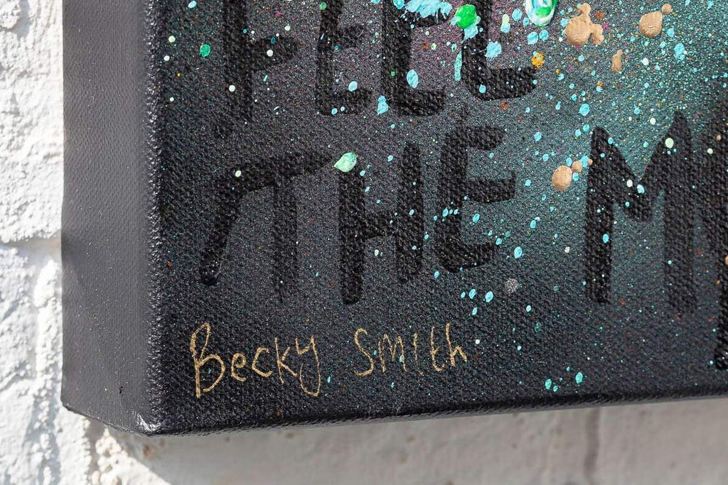 Feel The Music - Original - SOLD by artist Becky Smith - Wyecliffe Galleries