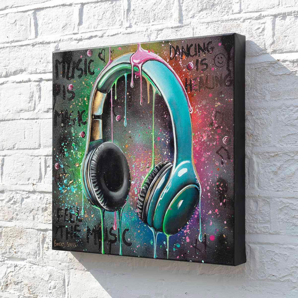 Feel The Music - Original - SOLD by artist Becky Smith - Wyecliffe Galleries