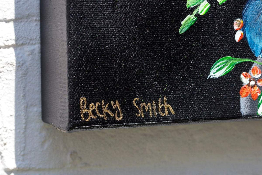 Find Someone Who Grows Flowers in the Darkest Part of You - SOLD by artist Becky Smith - Wyecliffe Galleries