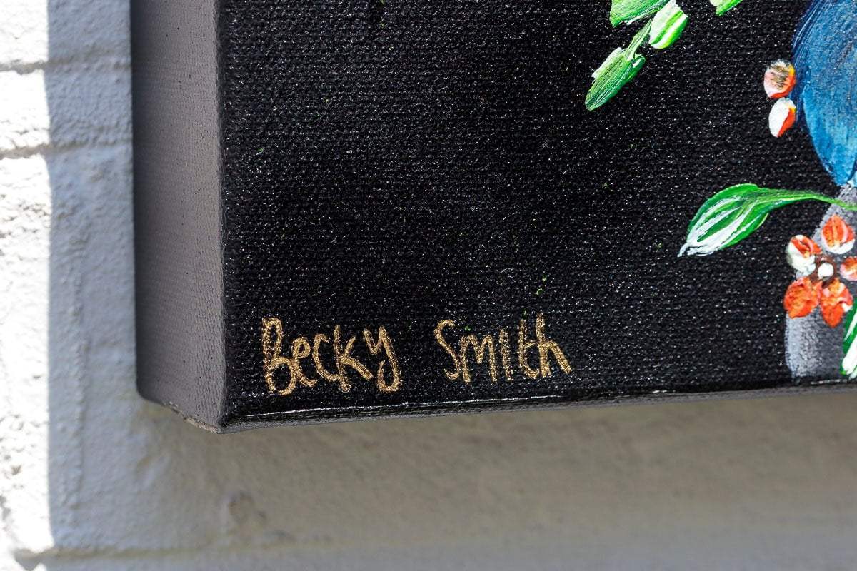 Find Someone Who Grows Flowers in the Darkest Part of You - SOLD by artist Becky Smith - Wyecliffe Galleries