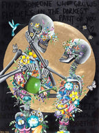 Find Someone Who Grows Flowers in the Darkest Part of You - SOLD by artist Becky Smith - Wyecliffe Galleries