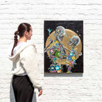 Find Someone Who Grows Flowers in the Darkest Part of You - SOLD by artist Becky Smith - Wyecliffe Galleries