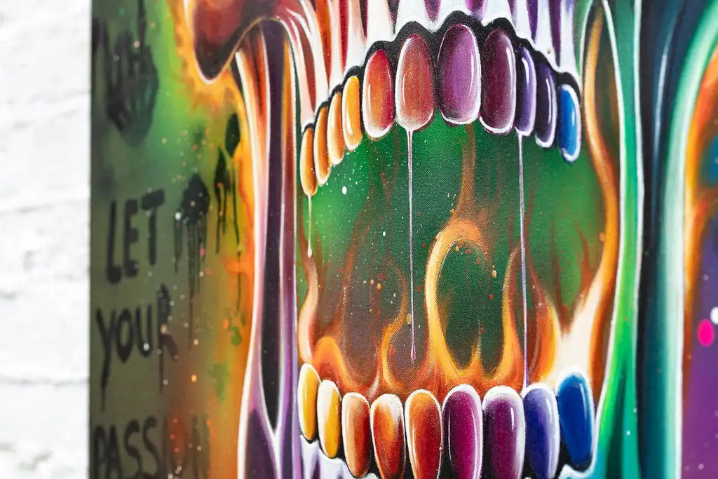 Fire In My Soul - Original - SOLD by artist Becky Smith - Wyecliffe Galleries