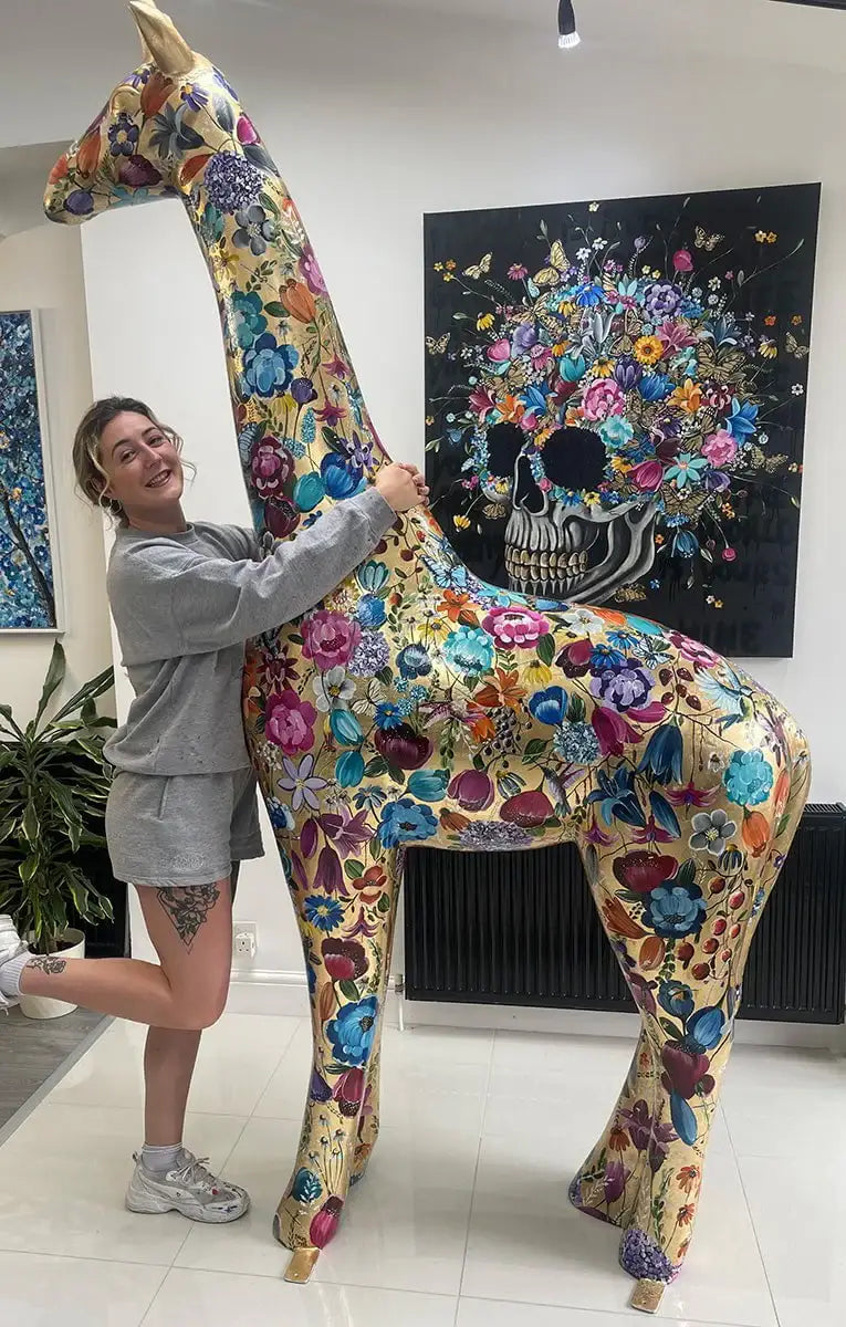 Fleur - Original - SOLD by artist Becky Smith - Wyecliffe Galleries